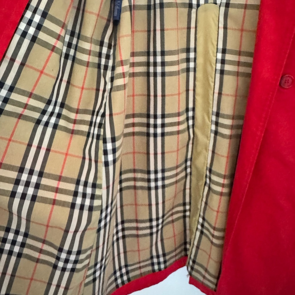 Vintage Burberrys Trench Coat, Red - Picture 4 of 8
